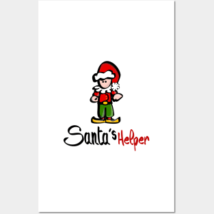 Santa’s helper Posters and Art